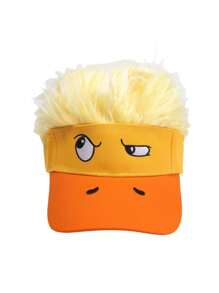 1pc Funny Novelty Yellow Duck Decorated Baseball Cap, Costume Hat For Stage Performance, Party, Street Fashion