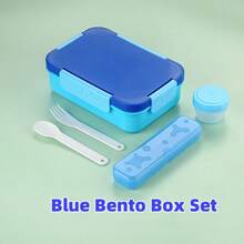 1PC Leak Proof Bento Lunch Box, 6 Compartment Bento Lunch Box For Kids, 1330ML Bento Lunch Container For Adults And Kids, Large Size, Easy To Clean, Kids Lunch Box,Microwave, Dishwasher And Freezer Are Available(Two Styles Are Sent Randomly)