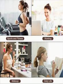 100个/包高弹力发圈，适合女孩扎马尾辫，色彩缤纷，多功能造型设计，优质材料，日常使用，是送给女友和家人的绝佳礼物，也适合秋季穿搭、健身运动、跑步装扮，是家居美发必备的橡皮筋发圈。 - 藏蓝色 - 查看 6