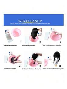 假发女马尾辫仿真发学院风蓬松纹理双辫子新中式假发马尾 - 彩色 - 查看 10