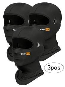 3 pièces/2 pièces/1 pièce Cagoule, Tour de cou rafraîchissant pour l'été, foulard de moto/ski de protection UV pour homme/femme, protection UV et protection contre le vent Tour de cou rafraîchissant pour l'été, foulard de moto/ski de protection UV pour homme/femme