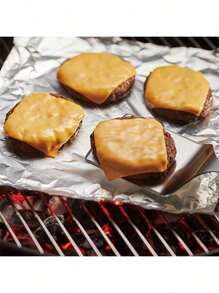 1 Roll Of Heavy-Duty Aluminum Foil Paper, 12 Inches Wide, Packaging Paper, Baking Paper, Multifunctional, Reusable, High Temperature Resistant Aluminum Foil Roll, Oven Paper, Thick Aluminum Foil Paper, Fish Baking Aluminum Foil Paper, Essential For Barbecue Season, Cling Film, Travel Must Carry, Is A Great Gift, Valentine's Day Gift, Bathrobe, Birthday Gift - Multicolor - View 7