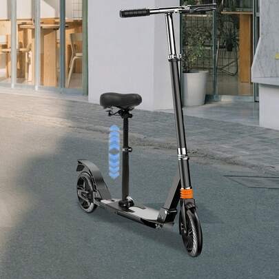 YIYIBYUS مقعد تعليق قابل للطي ل- XM 365 سكوتر، قابل للتعديل في الارتفاع