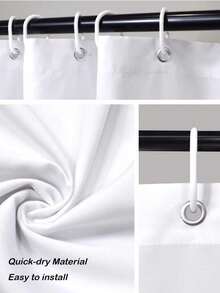 Black Matisse Flower Shower Curtain, Vintage Abstract Floral Leaves Aesthetic Retro Art 70s Modern Bathroom Set Accessories Decor With Hooks