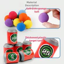 儿童软吸盘射箭套装，室内/室外运动玩具，提高手眼协调能力，亲子互动娱乐，体育活动，男孩和女孩的礼物 - 彩色 - 查看 5