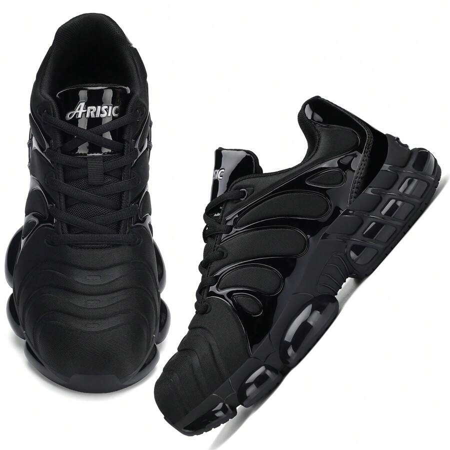 OZLOOK Steel Toe Shoes For Men Indestructible Work Shoes Lightweight Steel Toe Sneakers Non Slip Safety Shoes Puncture Proof Composite Toe Shoes - màu đen - Xem 1