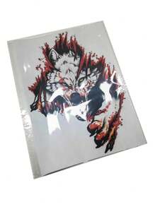 AD 1pc Funny Angry Wolves PVC Motorcycle Car Sticker Fashion Car Styling Stickers Decal Car Styling Decoration - Grey - View 8