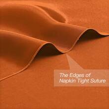 20 pezzi Tovaglioli di raso arancioni 43cm x 43cm quadrati, morbidi e lisci, per matrimoni, feste, celebrazioni, ristoranti, Ringraziamento, Natale, Ognissanti, decorazioni per eventi