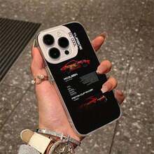 Sports Car Creative And Fashionable Soft Silicone Case For Phones Model 16 Promax/16plus/16pro/16, 15/14/13/12/11 That Protects Against Bumps And Drops, Precise Hole For Camera And Single Block Of Silicone Material. Phone Case Cover For Phone - 黑色 - 查看 11