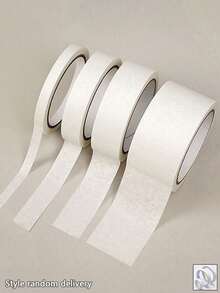 10mm/20mm/30mm/50mm 宽度遮蔽胶带、艺术遮蔽胶带、油漆遮蔽胶带、墙面遮蔽胶带、装饰遮蔽胶带、高粘性白色遮蔽胶带、批发用于喷漆的皱纹纸遮蔽胶带