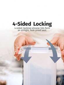 Food Organizer Bins - Black and White - View 9