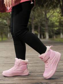 Calçados infantis de inverno, Botas infantis de inverno novas, Botas de neve para acampamento ao ar livre, Calçados infantis confortáveis, Calçados para meninos, Calçados para meninas