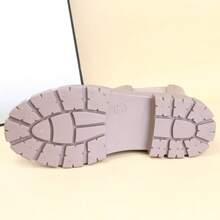 DangDing Damen Mode vielseitige Lässig Elastische Textur Sohle Dicke Boden Militärstiefel, Chelsea Stiefel, Knöchel Stiefel, Wasserdichte Regenstiefel geeignet für Outdoor, Garten, Wandern, Arbeit