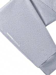 Men's Sports Pants, Quick-Dry Outdoor Casual Drawstring Sweatpants, Elastic Waist - Light Grey - View 5