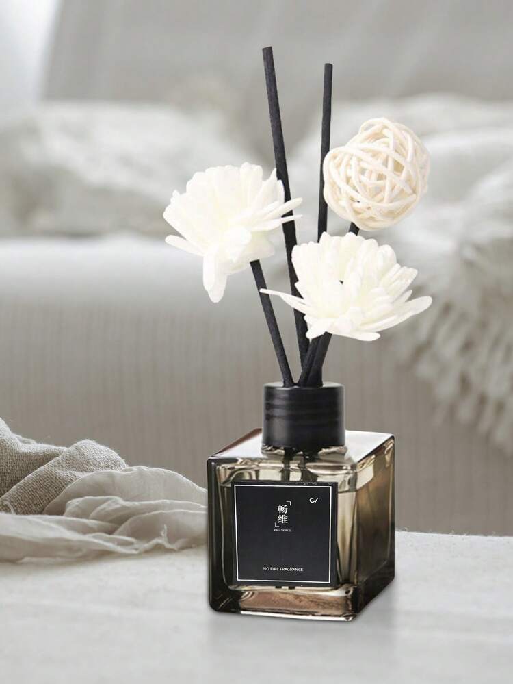 1pc 50ML/200ML Large Capacity Fireless Aromatherapy/ Essential Oils,Fresh Air,Long-Lasting Fragrance,Suit For Aromatherapy Diffuser Humidifier Scented Candle ,Living Room, Study, Bedroom, Office, Bathroom, Hotel/Christmas Gift/Graduation Gift,No Fire Aromatherapy(Random Number Of Aromatherapy Sticks/Decorative Flowers/Decorative Balls) - Various Fragrances - View 11