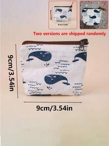 1 件迷你复古素食零钱包拉链信用卡夹正品卡夹正品卡夹便携式卡夹女士钱包钱夹迷你钱包钱包秋季男士钱包皮革小钱包 - 彩色 - 查看 12