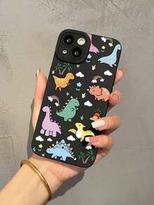 1pc Colorful Dinosaur & Angel Eye Anti-Drop Phone Case, Compatible With Apple 17, 16, 15, 14, 13, 12, 11 Pro Max, Phones - 1 cái - Xem 1