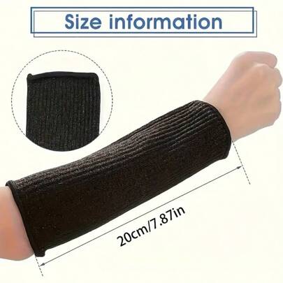 Hitzebeständige PVC-Armstulpen - Unisex, Nicht-Textil-Material Anti-Abrieb, strapazierfähige handgefertigte Polyester-Schutzhülle, geeignet für DIY-Projekte, Elektrowerkzeuge und Arbeit