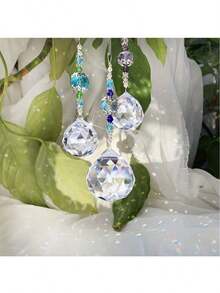 5 pezzi Pendente in cristallo acrilico, pendente decorativo appeso 2D, per decorazione matrimonio, balcone e giardino, catturatori di luce scintillanti, ornamenti angeli di Natale in acrilico, pendente ali di angelo, decorazione appesa a forma di angelo, adatto per albero di Natale, Capodanno, compleanno, matrimonio, Natale, decorazione atmosfera natalizia, decorazione natalizia (senza corda)