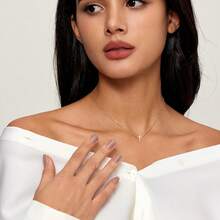 Cross Necklace For Women, Dainty 18K Gold Plated/Sterling Silver Small Cross Pendant Necklace Simple Gold Cross Necklaces For Women  Faith Jewelry Gift2025 - 橫向交叉金 - 查看 3