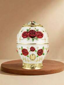 1pc Nordic Automatic Push Type Toothpick Box, Home Creative Toothpick Rack, Fashionable High-End Toothpick Rack In Hotel And Restaurant, Automatic Intelligent Toothpick Dispenser, Toothpick Storage Box, Kitchen And Dining Table Supplies - White - View 9