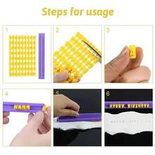 Arte em cerâmica, alfabeto, número, letra, argila de polímero, ferramenta, prensador, relevo, molde, vedação, faça você mesmo, relevo, argila de cerâmica, ferramentas de haste sólida