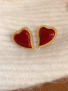 1對夏日清新桃子設計耳釘 - 桃子耳釘 - 查看 13