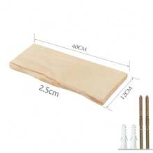 1 kệ gỗ treo tường nổi, thiết kế rộng cho nhà bếp, phòng khách hoặc trưng bày - Nhiều màu - Xem 15