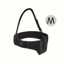 1 chiếc túi đeo hông và vai có thể điều chỉnh, thoáng khí - Màu đen cổ điển, thiết kế hai tay, chất liệu polyester, khóa cài, thích hợp để mang theo một cách kín đáo. - màu đen - Xem 6