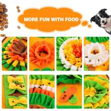 1pc Feed Your Puppy Search Mat Orthopedic Sniff Mat For Senior Dogs With Joint Pain