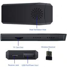 Consola de juegos retro, controlador inalámbrico, conecta a la televisión y disfruta en pantalla grande. - Negro - Ver 8