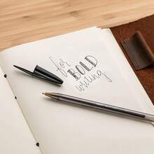 BIC Cristal Xtra Bold Ballpoint Pens, Bold Point (1.6mm) For Vivid And Dramatic Lines, Black Ink, 24-Count Pack, Perfect Ink Pens-57035 - 彩色 - 查看 6