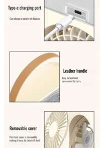 RAF 3-Speed Adjustable Portable Fan With Nano Mist Spray Function, Mini Air Cooler USB Small Air Conditioner 3-Gear Adjustable Mist Spray Fan With Night Light