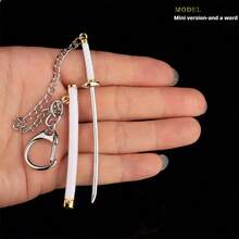 1件海贼王周边商品 - 索隆武器模型收藏 - 迷你武士刀钥匙扣装饰，家居装饰，桌面摆件，完美的生日/节日/万圣节/圣诞节礼物，开斋节礼物，软萌玩具 - 彩色 - 查看 8