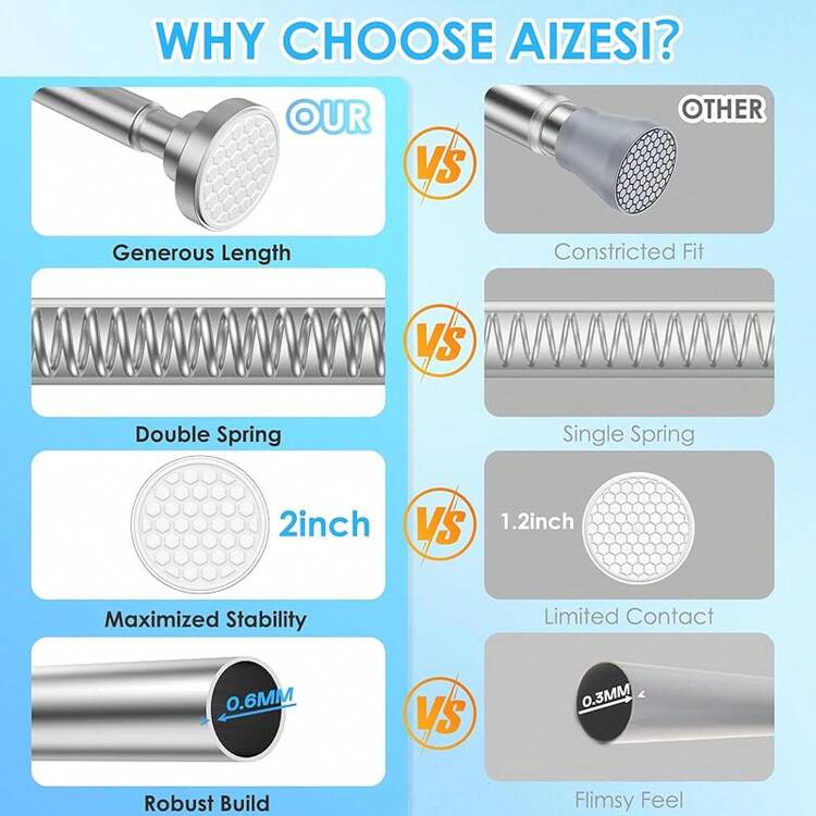 Curtain Window Rods - Silver - View 4