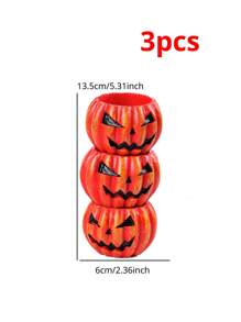 1Pc/1Set Pumpkin Candlestick Desktop Decorative Item, Scented Candle Stand Gift, Halloween Present, Pumpkin Ornaments, Halloween Atmosphere Decoration Props, Desktop Decorations, Halloween Party Decorations, Thanksgiving Candlestick Party, Pumpkin Ornaments, Witch Hat Pumpkin Decorations, Home Decor Halloween Decor Room Decor