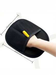 宠物静电除毛手套，双向刷！猫狗除毛工具，快速吸收，易于穿脱，轻松梳理清洁 - 彩色 - 查看 9