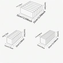1/3 Stücke Schublade & Fach Unterwäsche Aufbewahrungsbox, Heim Kleiderschrank Aufbewahrungstasche für Kleidung & Socken, aus Mesh-Gewebe gefertigt, Dekoration für Feiertage, Zimmer, Schlafzimmer, Kleider, Hosen, Schuhe, Jeans, Stiefel, Röcke