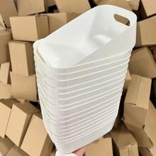 3 件多功能收纳盒 - 适用于化妆品、零食等 - 塑料收纳架，适用于厨房、浴室和宿舍卧室梳妆台收纳