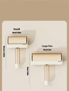 1 套可重复使用的除毛器，含替换纸，家居及宠物毛发清洁工具，滚筒刷适用于衣物、床上用品、沙发（高效去除毛发，滚筒可水洗） - 彩色 - 查看 10