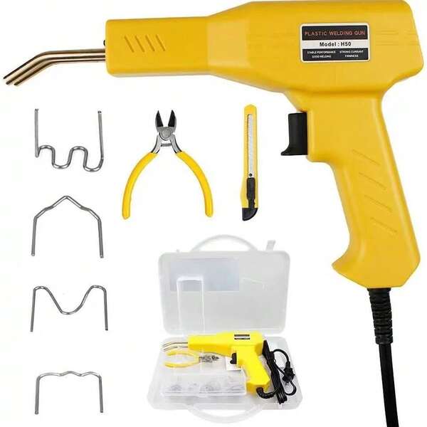 Pistola Solda Plástico Para-choque Farol Carro Grampo 110V~220v Entrega rápida Linha Premium