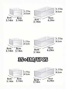 1/5/7/11/18/25/37pcs Transparent Plastic Desktop Drawer Partition Storage Tray, Drawer Finishing Set, Cosmetic Storage Box, Suitable For Storing Cosmetics And Jewelry, Can Be Used In Bathrooms And Placing Small Items, And Can Also Be Used In Bedrooms And Offices.,For Holiday Beach, Bathroom Collection, Bedroom Collection, Large Capacity