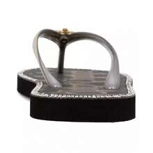 Women's Shamrock Flip Flops |  | Women Flip-Flops - 黑色/金色 - 查看 3