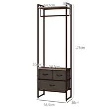 Coat Rack - Maroon - View 7