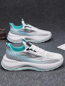 男士轻便透气网眼运动鞋 - 防滑橡胶鞋底，低帮设计适合健身房、训练和日常穿着 - 四季舒适，健身鞋，时尚鞋类，舒适贴合，运动鞋，专为健身爱好者设计