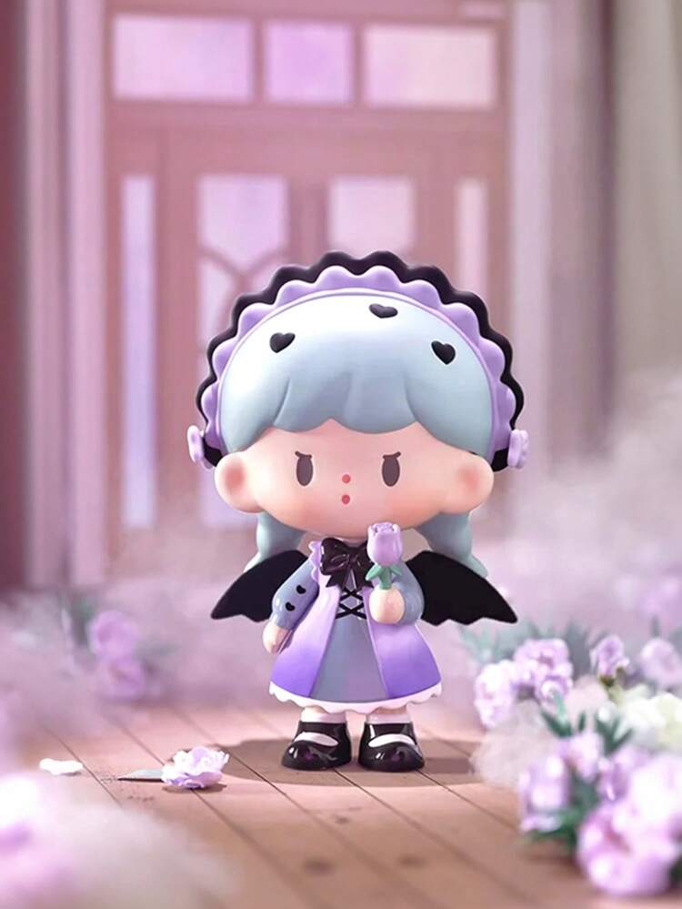 1个随机款式梦境剧场动漫手办PVC&ABS模型/袋装，情侣款可爱 - 彩色 - 查看 2