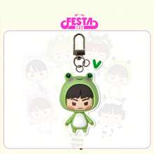 1 pieza Llavero con colgante acrílico estilo Kpop, regalo de cumpleaños para la novia - Multicolor - Ver 20