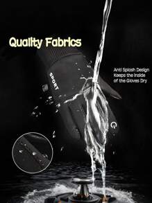 Winter Touchscreen Warm Gloves - Anti-Slip Thick Cycling Running Outdoor Sports Gloves, Durable Material Suitable For Cold Weather And Smartphone Use Arm Warmers Autumn Fall Fashion