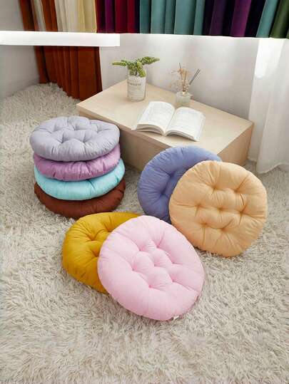 1 件加厚圆形椅垫、餐椅垫、超柔软圆形座垫、办公室/学生座垫、榻榻米垫、生日礼物、毕业礼物（每件产品都经过压缩包装，收到时有点薄是正常现象，只需将其放在阳光下即可恢复蓬松度，如果您介意这一点，请注意）