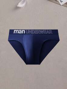 3-częściowe męskie spodnie trójkątne, proste, codzienne, sportowe, modne, dzianinowe majtki z literami, średni stan, wygodne i miękkie, męskie majtki